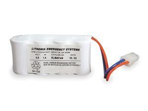 ACUITY LITHONIA ELB 4814N Battery,Nickel Cadmium,4.8V,1.4A/HR. ACUITY LITHONIA ELB 4814N Battery,Nickel Cadmium,4.8V,1.4A/HR.