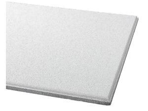 703 White ARMSTRONG Mineral Fiber Ceiling Tile,24/" W,48/" L,5//8/" Thick,PK10