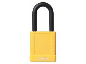 ABUS 74/40 KD YELLOW Lockout Padlock,KD,Yellow,1-3/4"H