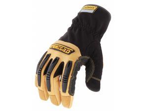 Ironclad Ranchworx Leather Gloves Black/Tan X-Large RWG205XL