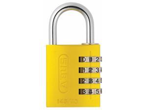 Abus Combination Padlock, Resettable Side-Dial Location, 1" Shackle Height