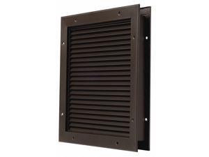 National Guard Louver, No Vision, Dk Bronze, 24 x 18 Steel L-700-BFDKB-24x18 National Guard Louver, No Vision, Dk Bronze, 24 x 18 Steel L-700-BFDKB-24x18