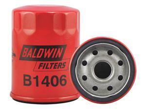 BALDWIN FILTERS B1406 Oil Fltr,Spin-On,3-1/2"x2-11/16"x3-1/2" BALDWIN FILTERS B1406 Oil Fltr,Spin-On,3-1/2"x2-11/16"x3-1/2"