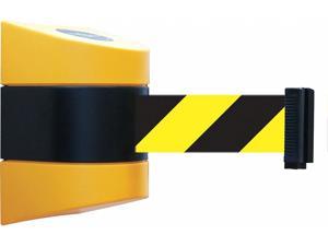TENSABARRIER 897-30-S-35-NO-D4X-C Belt Barrier, Yellow, Belt Yellow/Black, Belt