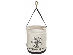 Straight Bucket, 150 lb, 15 x 12 In, Canvas Straight Bucket, 150 lb, 15 x 12 In, Canvas