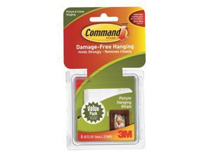 COMMAND 17205 Small Picture Hanging Strip,PK8 COMMAND 17205 Small Picture Hanging Strip,PK8