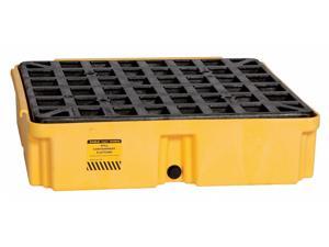 EAGLE 1633D Spill Platform,w/Drain,15 gal.,1 Drum EAGLE 1633D Spill Platform,w/Drain,15 gal.,1 Drum