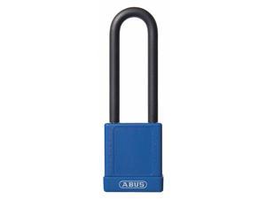 ABUS 74HB/40-75 KD BLUE Lockout Padlock,KD,Blue,1-3/4"H