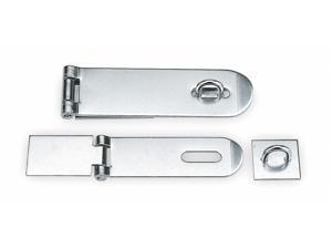 Weld-On Fixed Staple Hasp, 51/64"H x 1-1/2"W x 4-1/2"L, Electro Polished Finish Weld-On Fixed Staple Hasp, 51/64"H x 1-1/2"W x 4-1/2"L, Electro Polished Finish