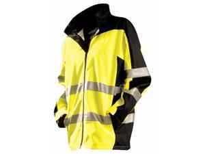 XL Fits Chest 54" NEW OccuNomix LUX-TRJKT-YXL Rain Jacket Polyester Yellow 
