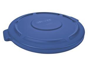 RUBBERMAID 1779731 Brute Trash Can Top,Flat,Snap-On Closure,Blue RUBBERMAID 1779731 Brute Trash Can Top,Flat,Snap-On Closure,Blue
