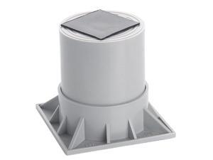 Heat Pump Riser, Two Piece, 3 In., Gray Heat Pump Riser, Two Piece, 3 In., Gray