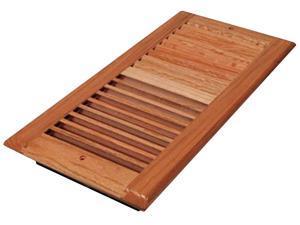 DECOR GRATES WL612W-N Sidewall/Ceiling Register , 6 X 12 , Lacquered Natural ,