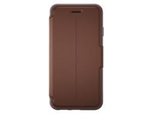 OtterBox Strada Carrying Case Folio for iPhone 6 Plus iPhone 6S Plus  Dark Brown Brown