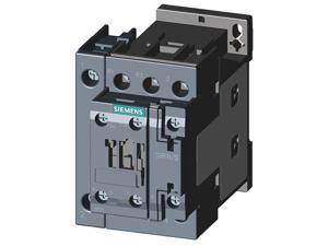Siemens 3RT20261AK60 IEC Magnetic Contactor 120VAC 3 Pole 25 Amp 1NO+1NC Size... 