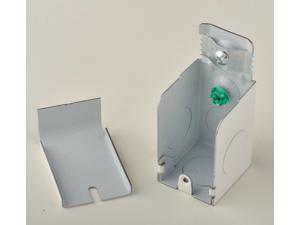 Plugmold Steel Entrance End For Use With V/G2000 Raceway, White Steel WH2010A2 Plugmold Steel Entrance End For Use With V/G2000 Raceway, White Steel WH2010A2