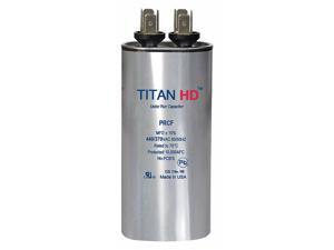 Titan Hd Motor Run Capacitor,60 MFD,4 11/32" H PRCF60A Titan Hd Motor Run Capacitor,60 MFD,4 11/32" H PRCF60A
