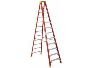 12' Fiberglass 300 lb. Stepladder, Type IA WERNER 6212 12' Fiberglass 300 lb. Stepladder, Type IA WERNER 6212