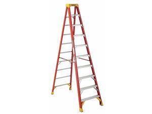 WERNER 6210 10 ft Fiberglass Stepladder, 300 lbs. Capacity WERNER 6210 10 ft Fiberglass Stepladder, 300 lbs. Capacity