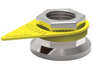 Checkpoint Loose Wheel Nut Indicator, 28mm, Plastic Yellow Plastic CPY28MM Checkpoint Loose Wheel Nut Indicator, 28mm, Plastic Yellow Plastic CPY28MM