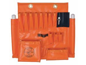 Aerial Apron, 23x4x24, 10 Pkt, Vinyl, Orange Aerial Apron, 23x4x24, 10 Pkt, Vinyl, Orange