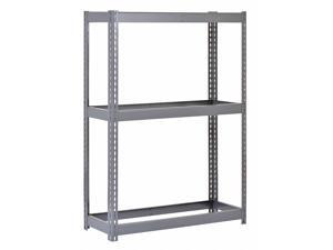 EDSAL RL6913 Boltless Shelving Unit, 17"D x 69"W x 60"H, 3 Shelves, Steel EDSAL RL6913 Boltless Shelving Unit, 17"D x 69"W x 60"H, 3 Shelves, Steel