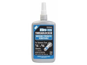 Vibra-tite 121 Series Medium-Strength Threadlocker, Blue Liquid, 250mL Bottle Vibra-tite 121 Series Medium-Strength Threadlocker, Blue Liquid, 250mL Bottle