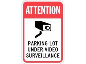 LYLE T1-1088-HI_12x18 Sign,Parking Lot Under Video,18 x12 In LYLE T1-1088-HI_12x18 Sign,Parking Lot Under Video,18 x12 In