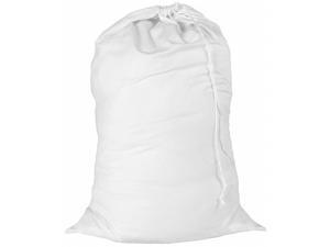 HONEY-CAN-DO LBG-01140 Laundry Bag, White, Cotton HONEY-CAN-DO LBG-01140 Laundry Bag, White, Cotton