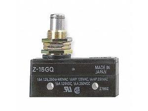 Omron Snap Switch,15A,SPDT,Panel Mount Plunger HAWA Z-15GQ Omron Snap Switch,15A,SPDT,Panel Mount Plunger HAWA Z-15GQ