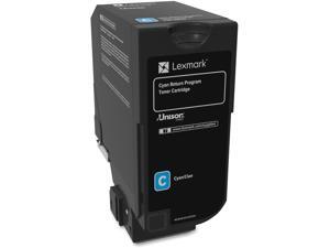 Lexmark 74C10C0 Return Program Toner Cartridge - Cyan Lexmark 74C10C0 Return Program Toner Cartridge - Cyan
