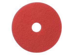 Americo Red Buff Floor Pad, 20in., PK5 404420 Americo Red Buff Floor Pad, 20in., PK5 404420