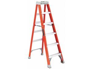 Louisville Fiberglass Orange Heavy Duty Step Ladder