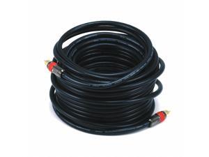 Monoprice 50ft High-quality Coaxial Audio/Video RCA CL2 Rated Cable - RG6/U 75ohm (for S/PDIF, Digital Coax, Subwoofer & Monoprice 50ft High-quality Coaxial Audio/Video RCA CL2 Rated Cable - RG6/U 75ohm (for S/PDIF, Digital Coax, Subwoofer &