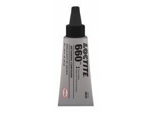 Retaining Compound, 1.69 oz. Tube, 3335 Shear Strength (PSI), -65° to 300°F Retaining Compound, 1.69 oz. Tube, 3335 Shear Strength (PSI), -65° to 300°F
