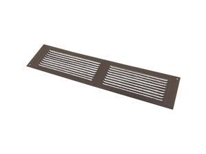 NorWesco 16 In. x 4 In. Brown Galvanized Soffit Ventilator 556146 NorWesco 16 In. x 4 In. Brown Galvanized Soffit Ventilator 556146