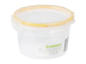 Snapware Total Solution 5.7 Cup Plastic Round Food Storage Container with Lid Snapware Total Solution 5.7 Cup Plastic Round Food Storage Container with Lid