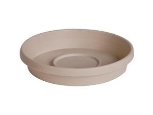 Bloem 12 In. Pebble Stone Poly Classic Flower Pot Saucer STT1283 Bloem 12 In. Pebble Stone Poly Classic Flower Pot Saucer STT1283