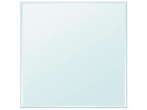 vidaXL Table Top Glass Square 27.6" Clear Tempered Replacement Protector Cover vidaXL Table Top Glass Square 27.6" Clear Tempered Replacement Protector Cover