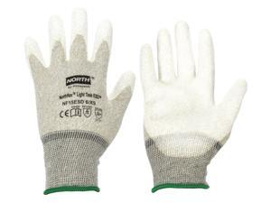 Antistatic Gloves, Gray/White, Nylon/Thunderon® Shell, Size 2XL, Rolled Cuff Antistatic Gloves, Gray/White, Nylon/Thunderon® Shell, Size 2XL, Rolled Cuff