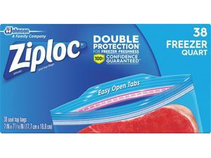 ZIPLOC 314444 Slide Seal Reclosable Bag 7-7/16" x 7", 2.6 mil, Clear, Pk38 ZIPLOC 314444 Slide Seal Reclosable Bag 7-7/16" x 7", 2.6 mil, Clear, Pk38