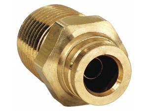 Parker Male Connector, 5/8 x 1/2 In Brass 68PTC-10-8 Parker Male Connector, 5/8 x 1/2 In Brass 68PTC-10-8