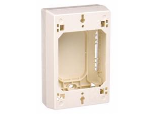 Legrand PVC Device Box For Use With 400, 800 and 2300 Raceways, Ivory PVC 2347 Legrand PVC Device Box For Use With 400, 800 and 2300 Raceways, Ivory PVC 2347