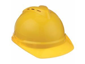 Msa Hard Hat Yellow Includes Hard Hat, Suspension, Instructions 10034029 Msa Hard Hat Yellow Includes Hard Hat, Suspension, Instructions 10034029