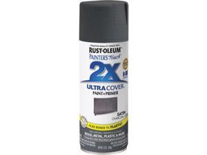 Rust-Oleum Painter's Touch 2X Ultra Cover 12 Oz. Charcoal Gray Satin Spray Paint Rust-Oleum Painter's Touch 2X Ultra Cover 12 Oz. Charcoal Gray Satin Spray Paint