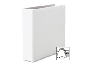 Avery EZD Nonstick View Binder 2" Capacity 8-1/2"x11" White 79792 Avery EZD Nonstick View Binder 2" Capacity 8-1/2"x11" White 79792