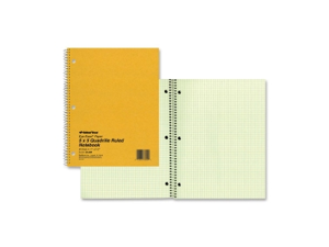 Rediform 08851 National Green Eye Ease Wirebound Quad Notebook 80 Sheets Letter 8.50" x 11" - 1Each - Green Paper Rediform 08851 National Green Eye Ease Wirebound Quad Notebook 80 Sheets Letter 8.50" x 11" - 1Each - Green Paper