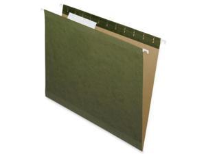 Nature Saver 08651 Hanging File Folder, Letter - 8.50" x 11" Sheet Size - 1/3 Tab Cut - Poly - Standard Green - Recycled - 25/Box Nature Saver 08651 Hanging File Folder, Letter - 8.50" x 11" Sheet Size - 1/3 Tab Cut - Poly - Standard Green - Recycled - 25/Box