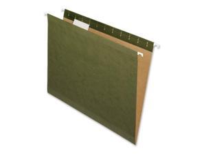 Nature Saver Hanging File Folders Recycled 1/5 Cut Letter 25/BX Green 08650 Nature Saver Hanging File Folders Recycled 1/5 Cut Letter 25/BX Green 08650