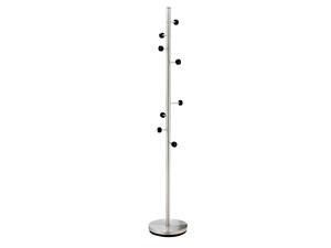 Swizzle Coat Rack in Satin Steel - by Adesso Swizzle Coat Rack in Satin Steel - by Adesso